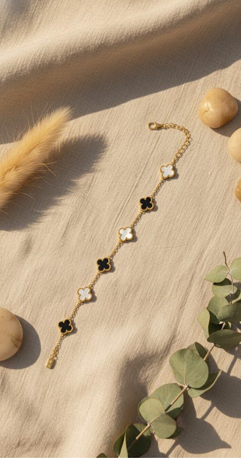 Gold Clover Bracelet