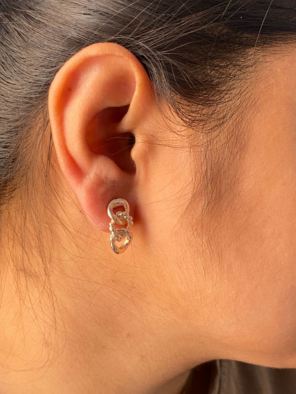 Versatile Gold-Plated Stud & Hoop Earring Combo Pack (3 Pairs)